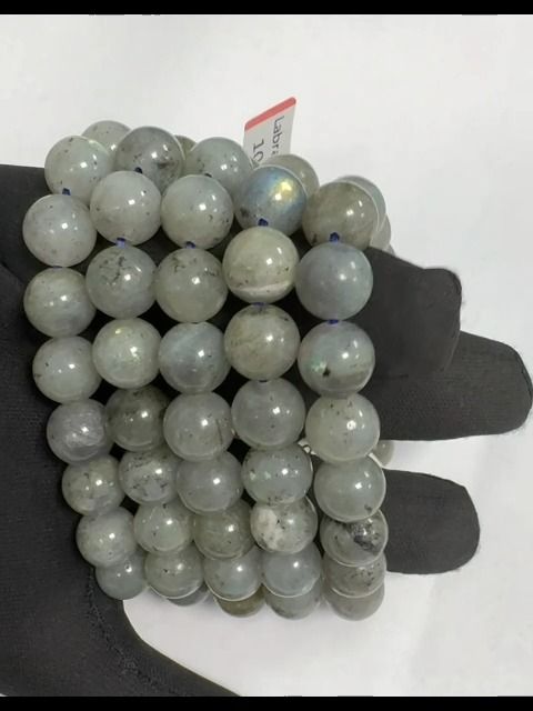 Bracelet Labradorite perles 10mm