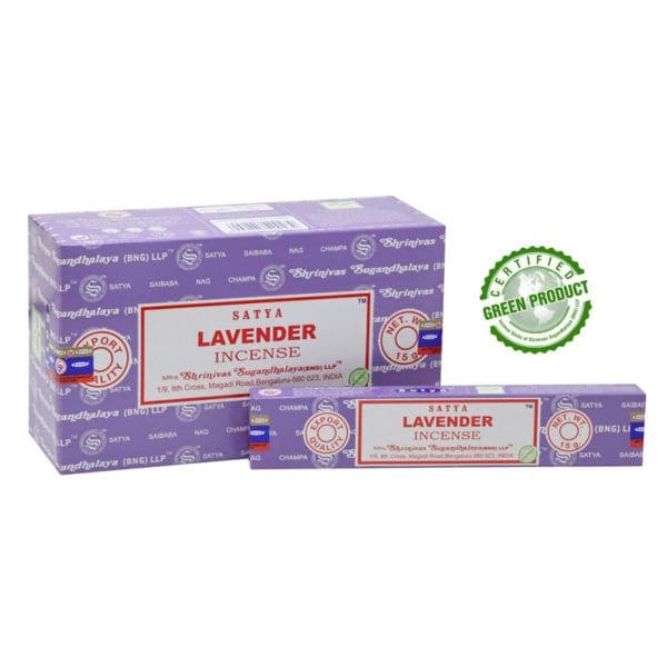 Encens satya lavande 15g chez Arabesk
