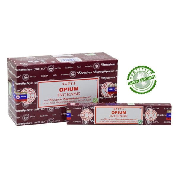 Encens satya opium 15g chez Arabesk