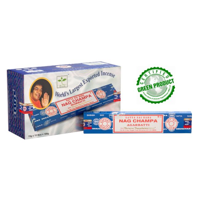 Encens Satya Sai Baba Nag Champa 15g chez Arabesk