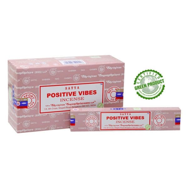 Encens satya positive vibes 15g chez Arabesk