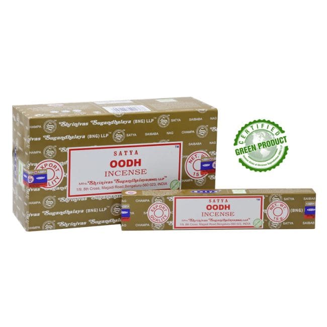 Encens satya oudh 15g chez Arabesk