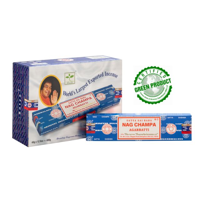 Encens Satya Nag Champa  40g chez Arabesk