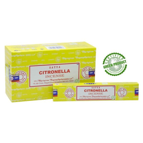 Encens satya Citronnelle 15g chez Arabesk