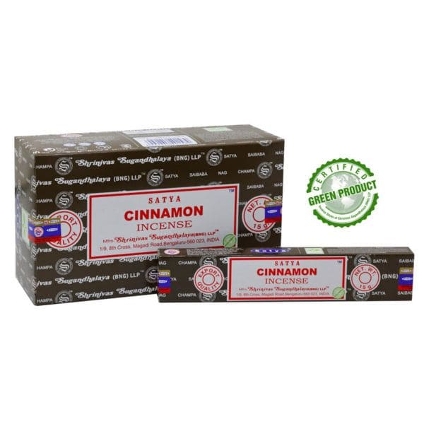 Encens Satya Cannelle 15g chez Arabesk
