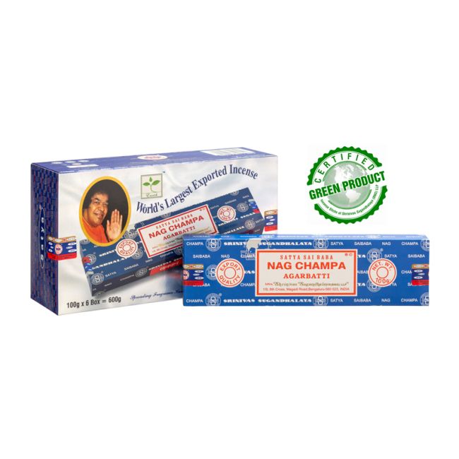 Encens Satya Nag Champa 100g chez Arabesk