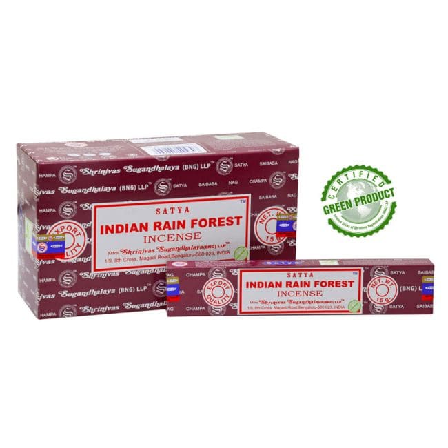 Encens Satya Indian Rain Forest 15g chez Arabesk