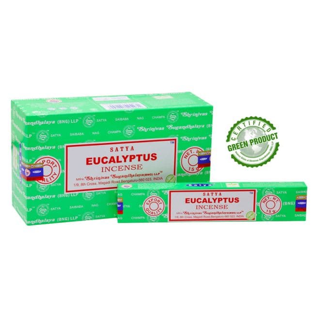 Encens Satya Eucalyptus 15g chez Arabesk