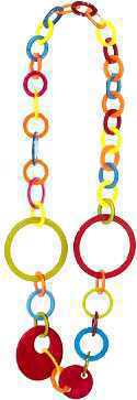 Collier Cercle Acrylique *1 pcs