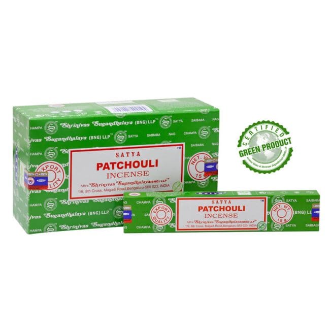 Encens satya Patchouli 15g chez Arabesk