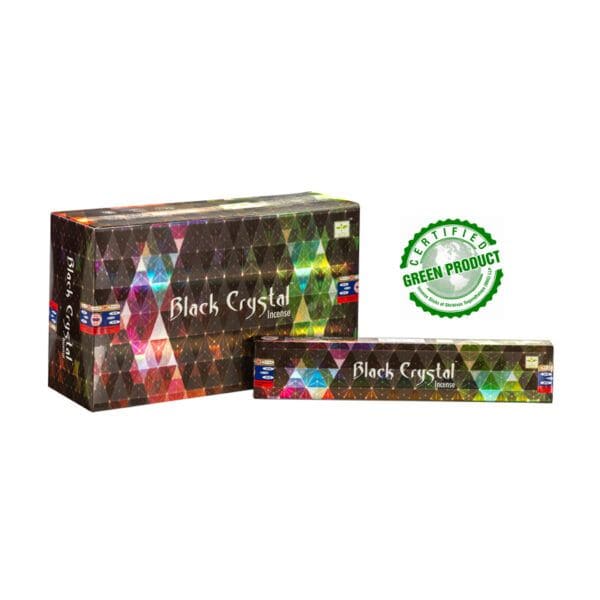 Encens Satya Black Crystal 15g chez Arabesk
