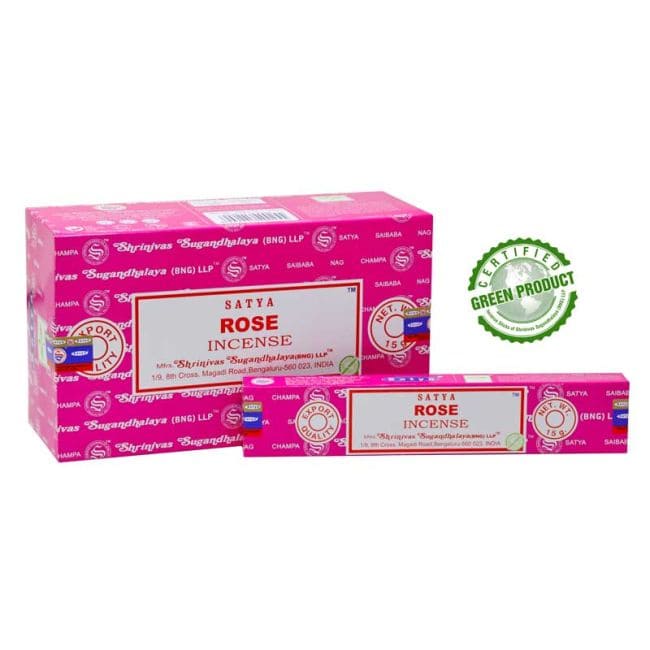 Encens satya rose 15g chez Arabesk