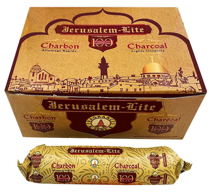 Charbon Fragrances & Sens Jerusalem Lite Qualité Supérieure 33/100 chez Arabesk