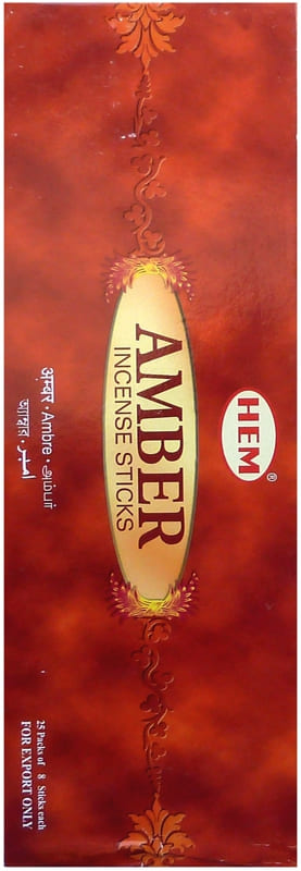 Encens Hem Ambre Hexa 20g chez Arabesk