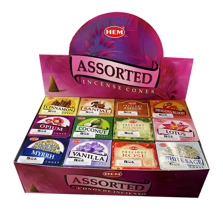 Presentoir 48 pcs Cones hem chez Arabesk