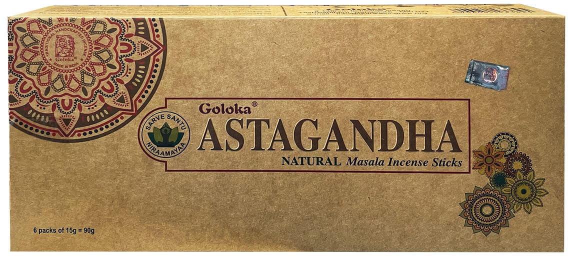 Encens Goloka Masala Naturel Astagandha 6x15g