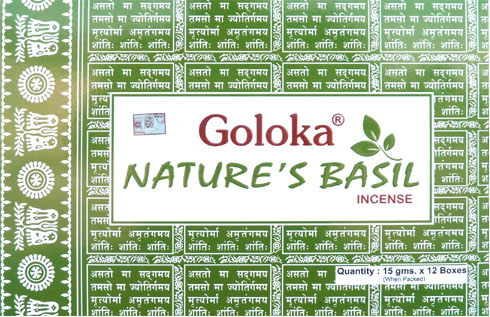Encens goloka nature's basilic masala 15g
