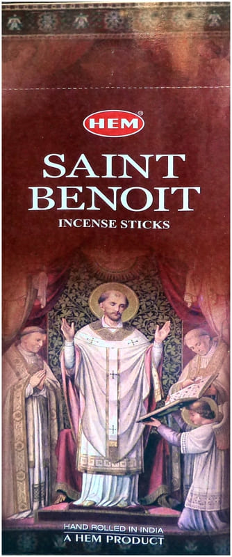 Encens Hem  Saint Benoit  hexa 20g chez Arabesk