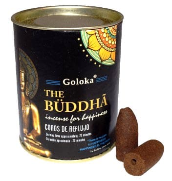 Cônes backflow Goloka Bouddha 6pcs