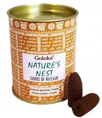 Cônes backflow Goloka Nature's nest 6pcs