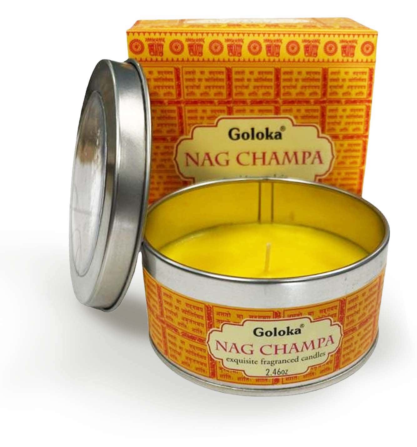 Goloka Nag Champa Duftkerze 70g