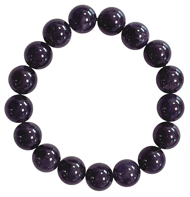 Bracelet Amethyste perles A 12mm 