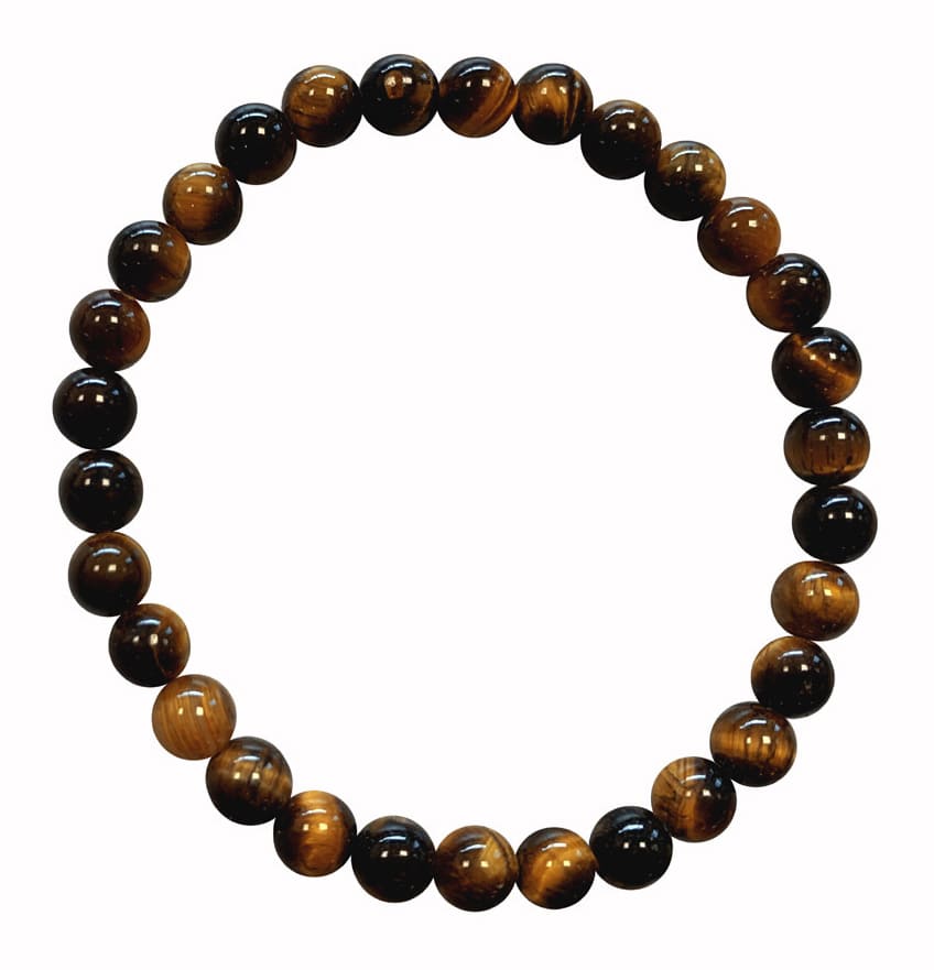 Bracelet Oeil de tigre A  perles 5mm
