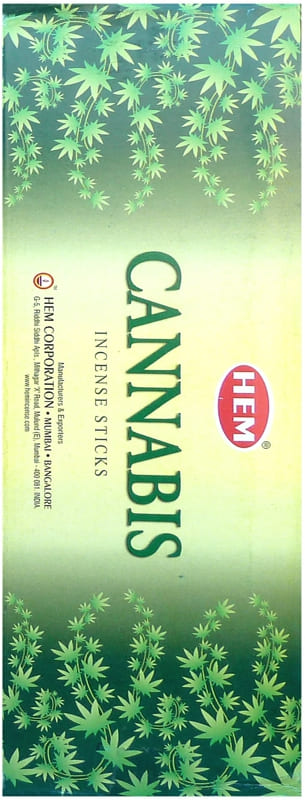Encens Hem Cannabis Hexa 20g chez Arabesk