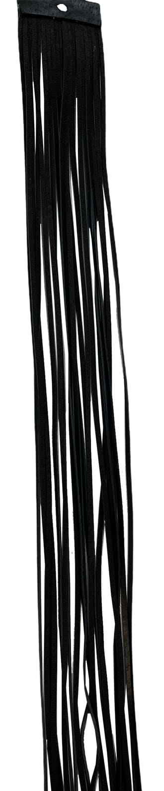 Cordon en cuir plat noir pour pendentifs 2mm x 20
