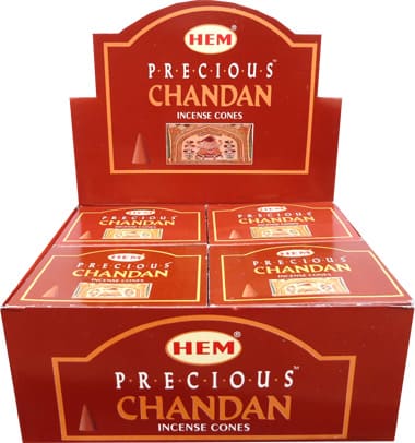 Encens hem precious chandan cones