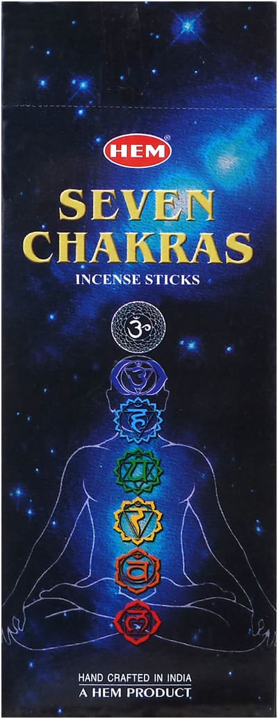 Encens Hem sept chakras hexa 20g chez Arabesk
