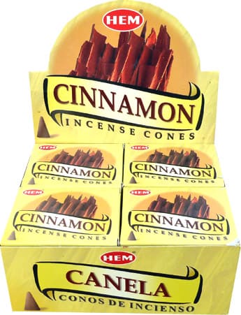 Encens hem cannelle cones chez Arabesk