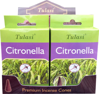 Encens tulasi sarathi cones citronnelle