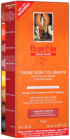 Crème soin colorante premium actifs végétaux auburn insolent 100ml
