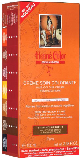 Crème soin colorante premium actifs végétaux brun voluptueux 100ml