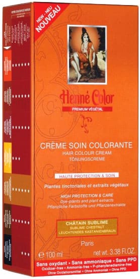 Pack de 3 Crèmes soins colorantes premium actifs végétaux châtain lumineux 100ml