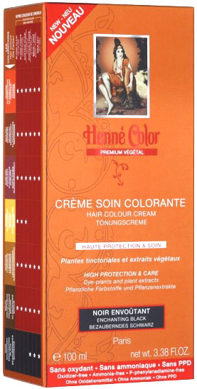 Crème soin colorante premium actifs végétaux noir envoutant 100ml