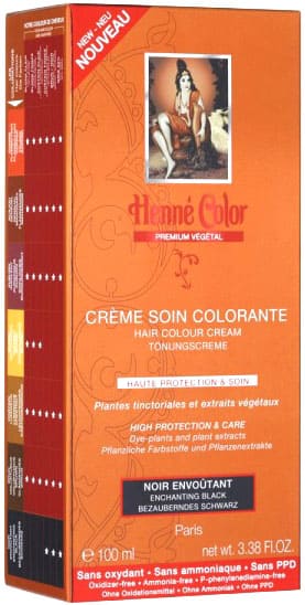 Pack de 3 Crèmes soins colorantes premium actifs végétaux noir envoutant 100ml