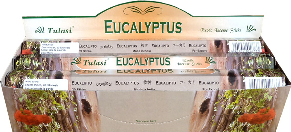 Encens tulasi sarathi eucalyptus hexa 20g