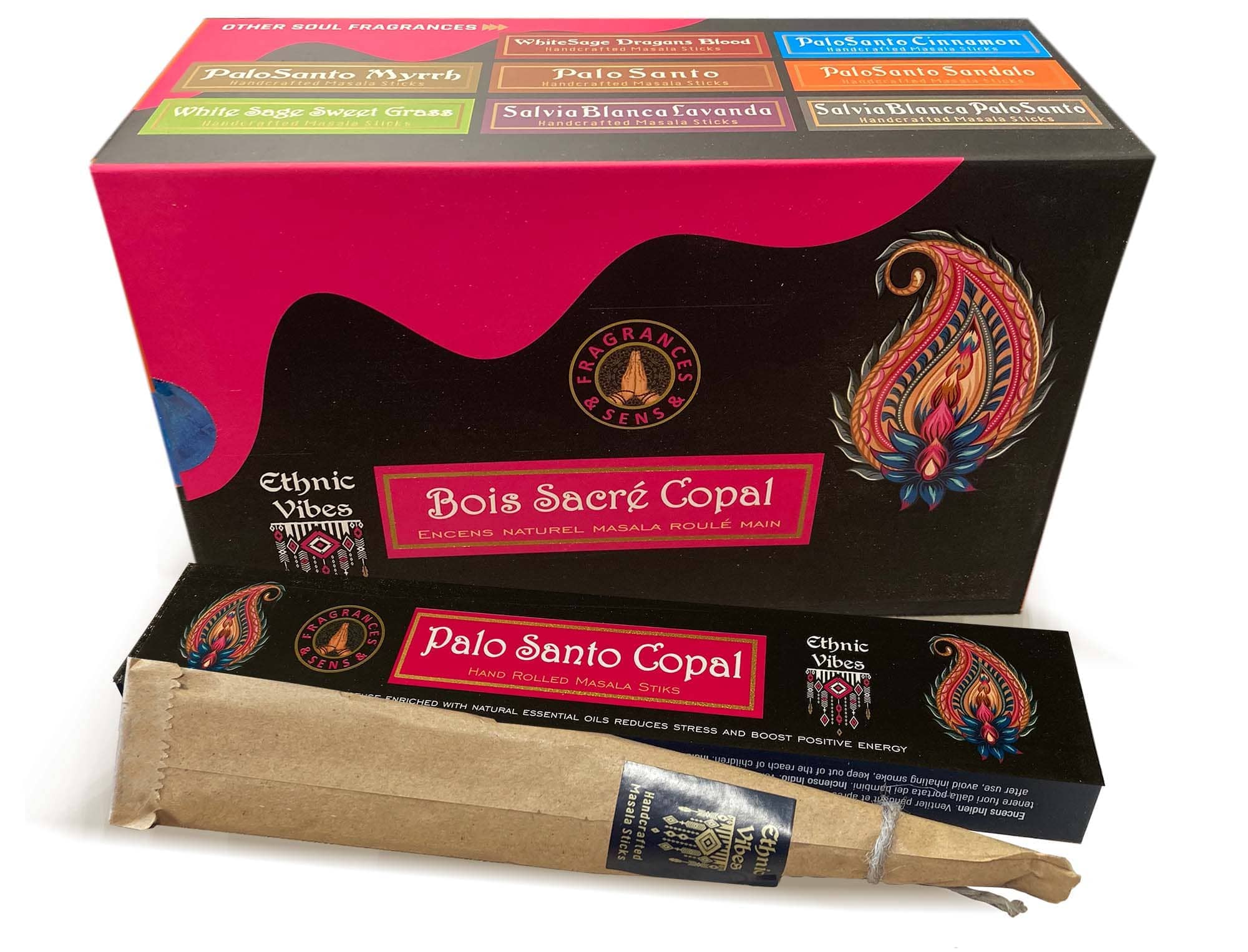 Encens Fragrances & Sens Ethnic Vibes Palo Santo & Copal masala 15g chez Arabesk