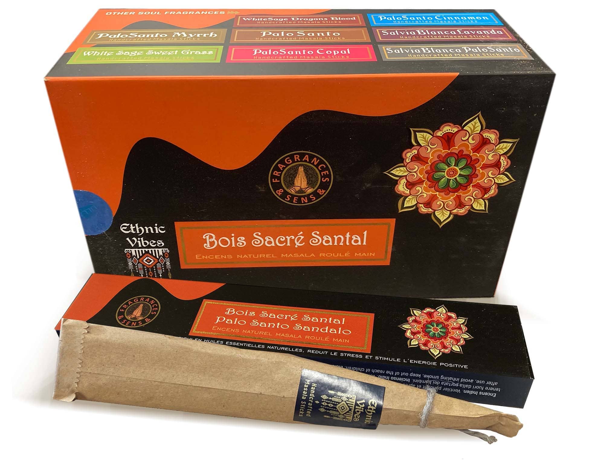Encens Fragrances & Sens Ethnic Vibes Palo Santo & Santal masala 15g chez Arabesk