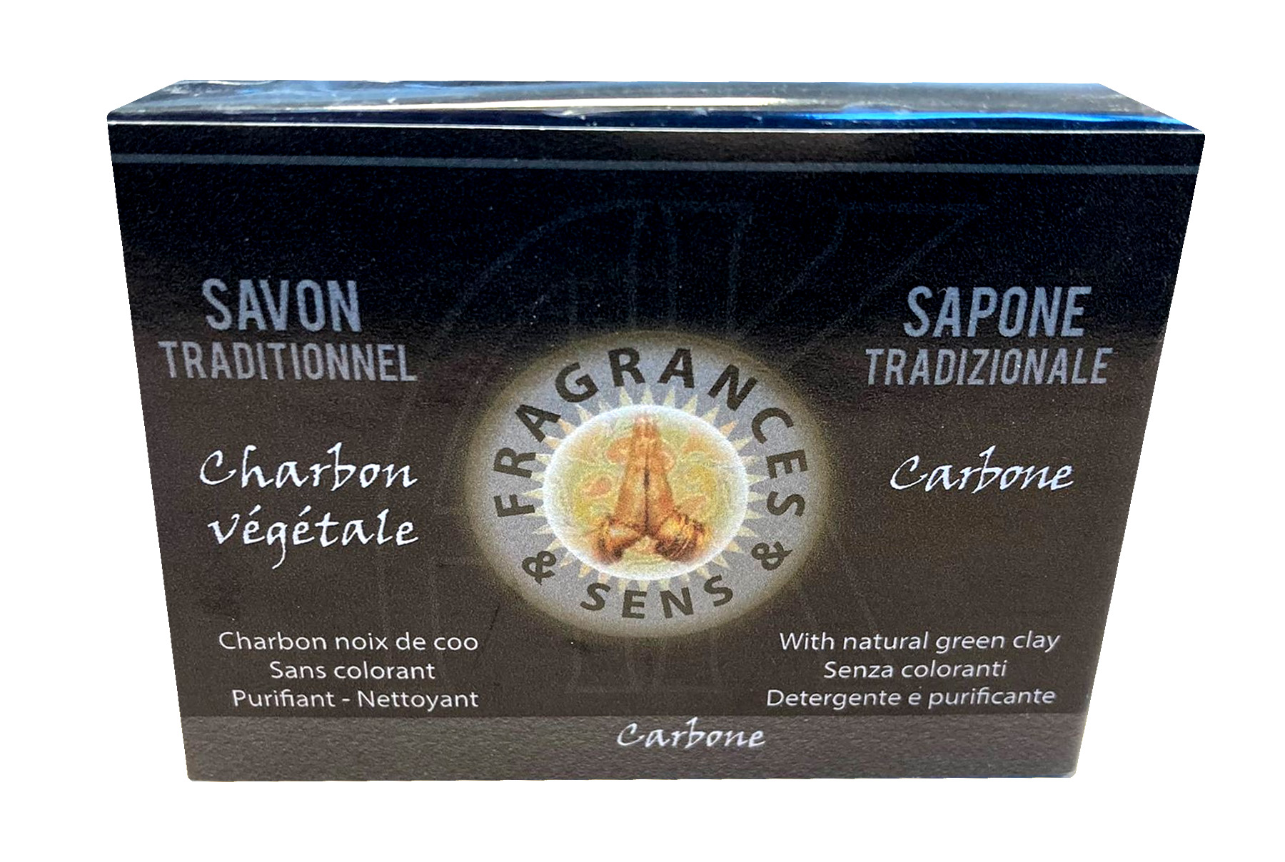 Savon fragrances & sens -  Charbon Vegetal  100g