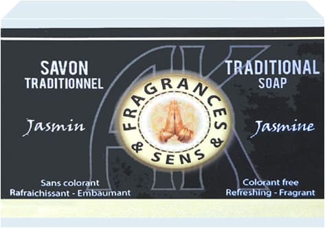 Savon fragrances & sens Jasmin 100g chez Arabesk