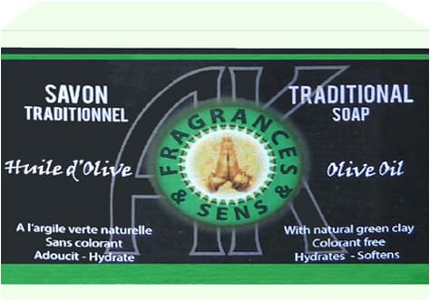 Savon fragrances & sens huile d'olive 100g chez Arabesk