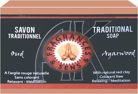 Savon fragrances & sens oudh 100g