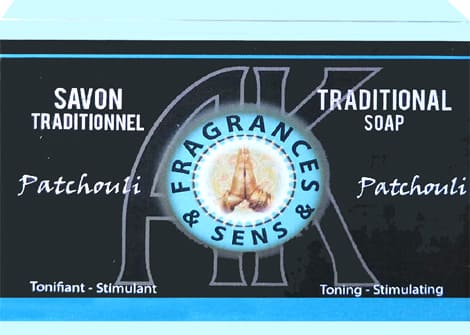 Savon fragrances & sens patchouli 100g