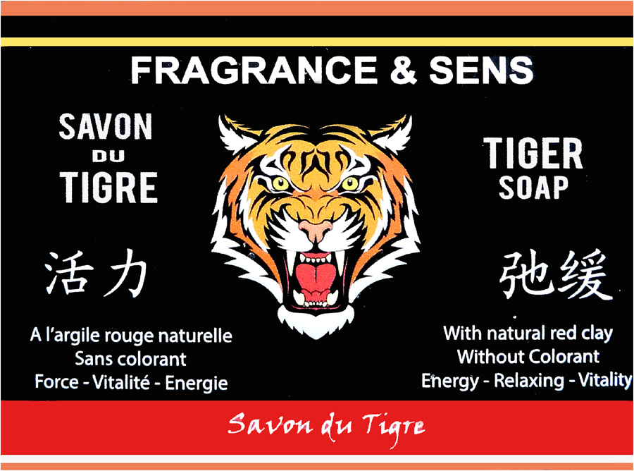 Savon du Tigre fragrances & sens 100g.