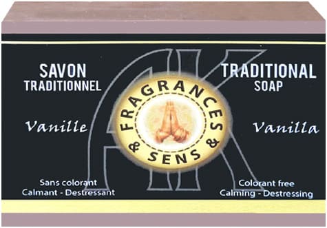 Savon fragrances & sens Vanille 100g