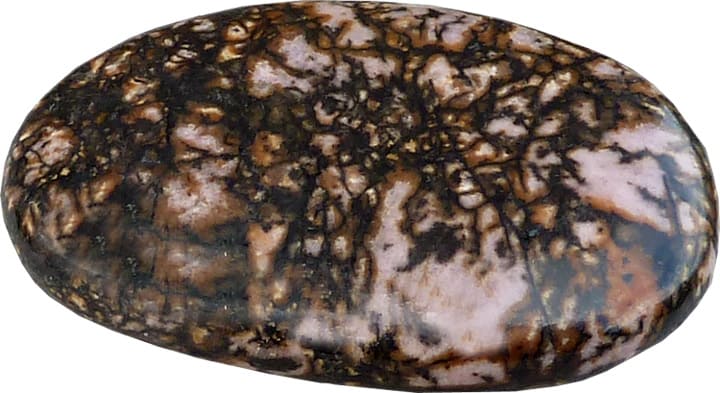 Rhodonite galet plat 40g