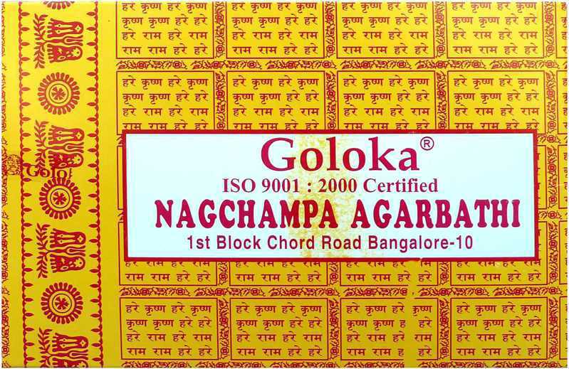 Encens  Goloka Nag Champa 16g